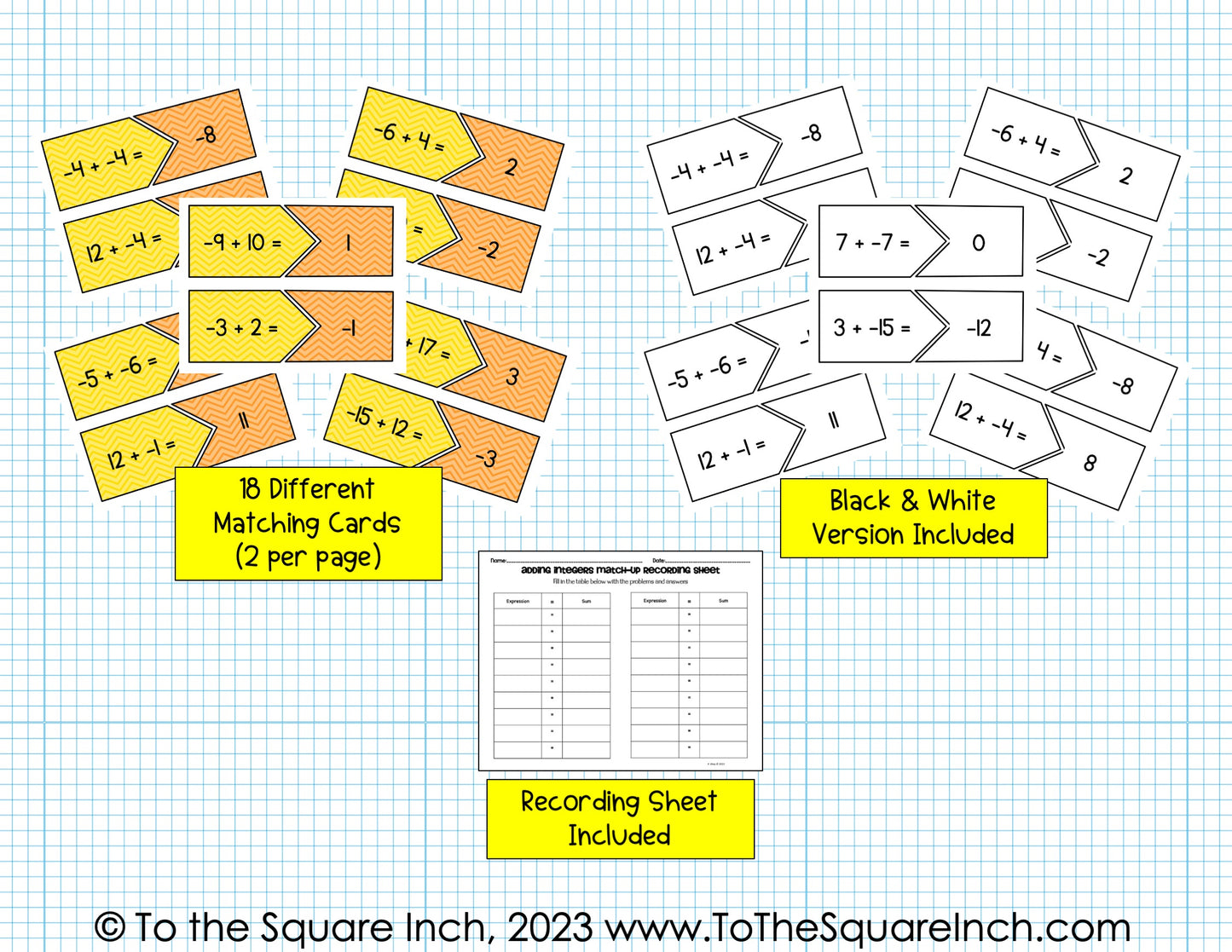 Adding Integers Center