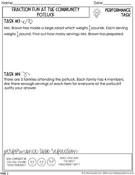 6th Grade Math Number System Performance Tasks