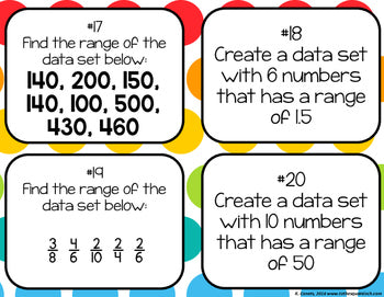 Finding Range Task Cards