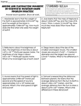 8th Grade Math Word Problems