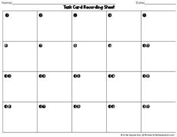 Finding Area of Trapezoids Task Cards