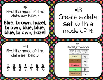 Finding Mode Task Cards