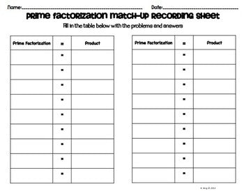 Prime Factorization Center