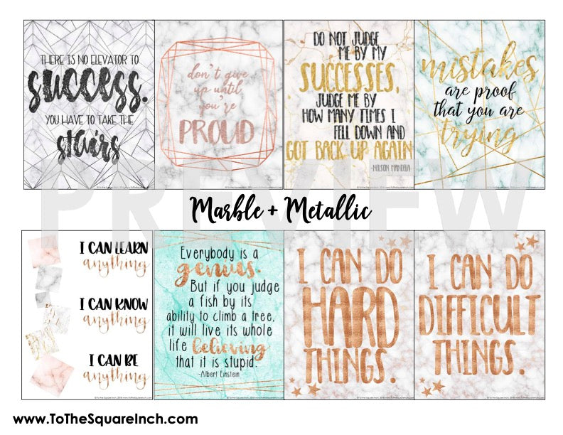 Growth Mindset Posters - Set 2