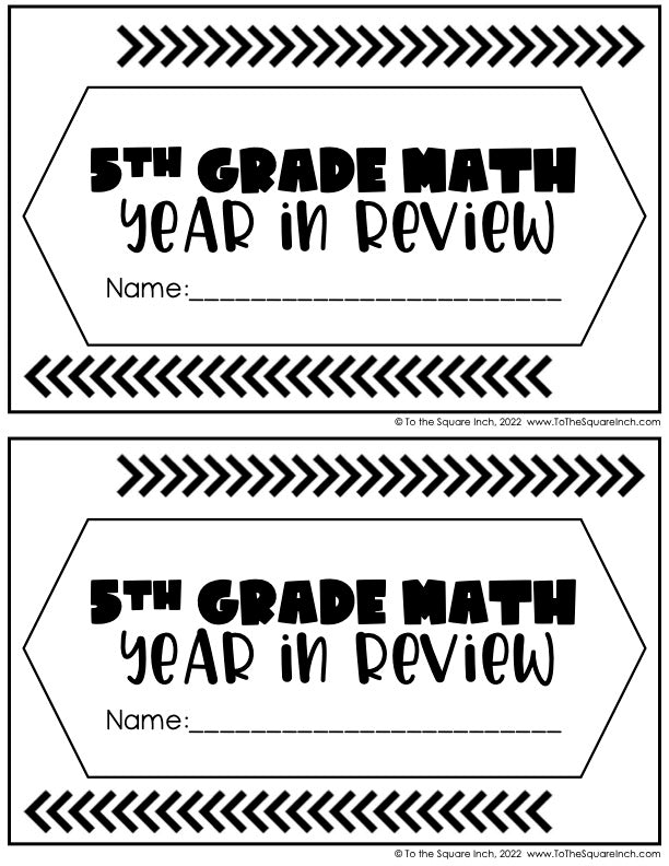 5th Grade Math Review