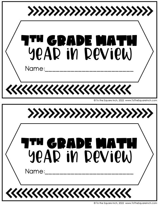 7th Grade Math Review