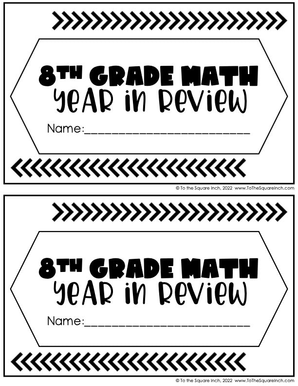8th Grade Math Review