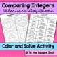 Comparing Integers Color and Solve