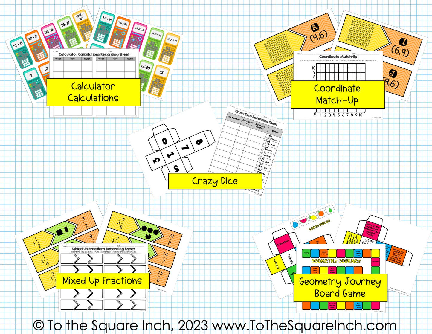 Back to School Math Centers