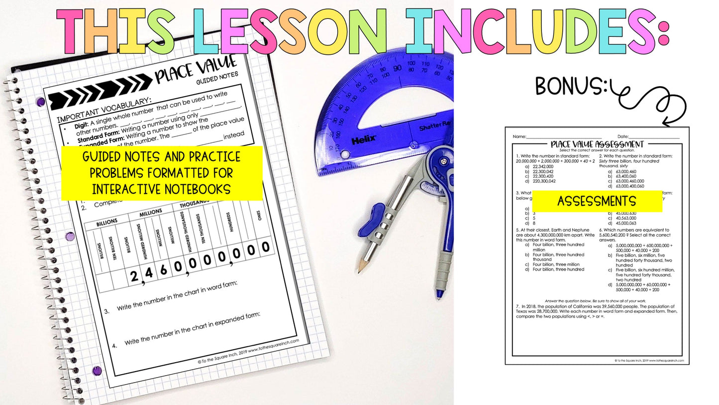 Place Value Notes