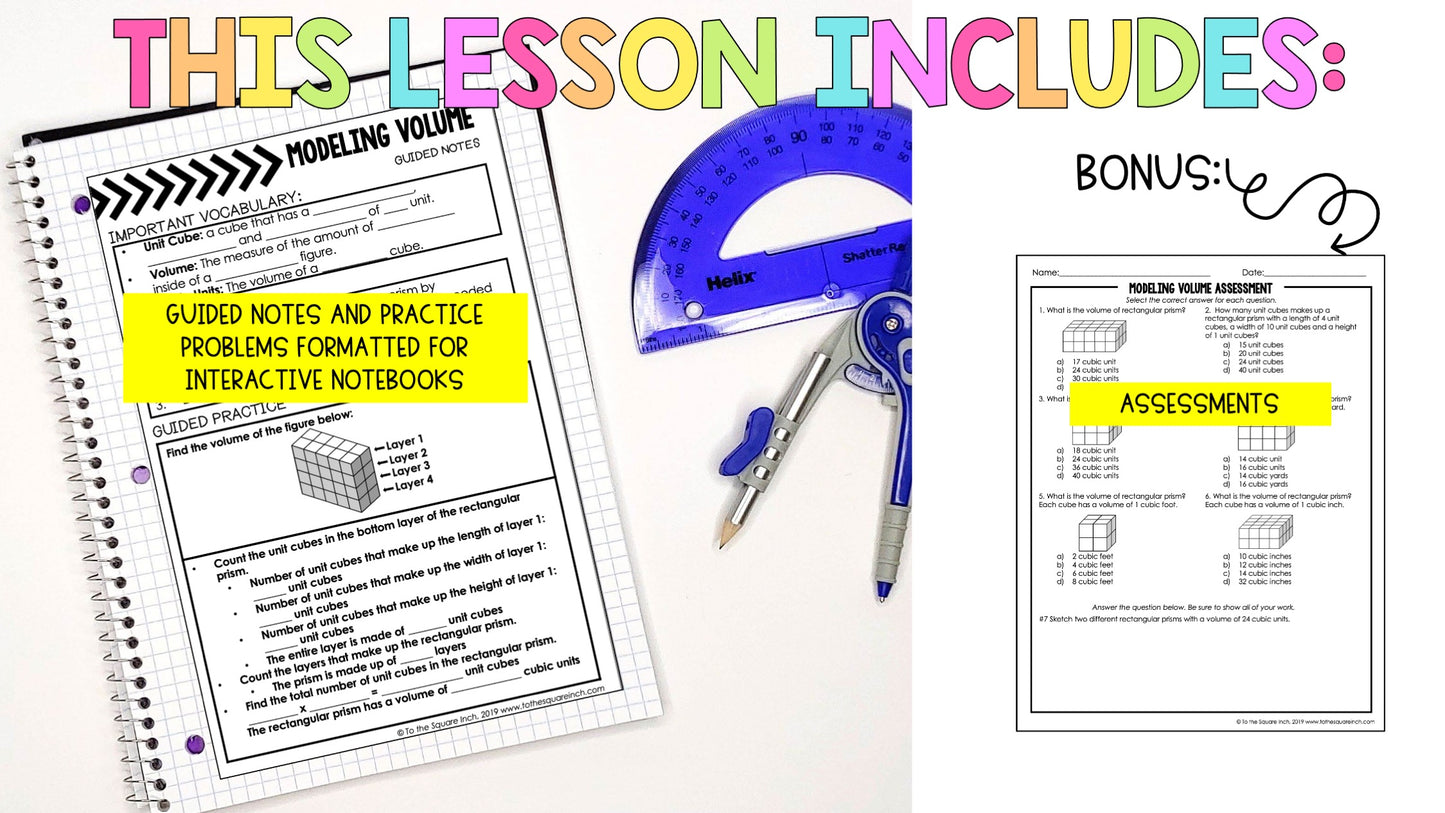 Modeling Volume Notes