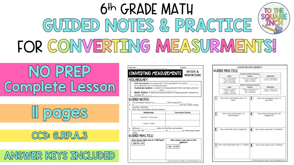 Converting Measurement Notes