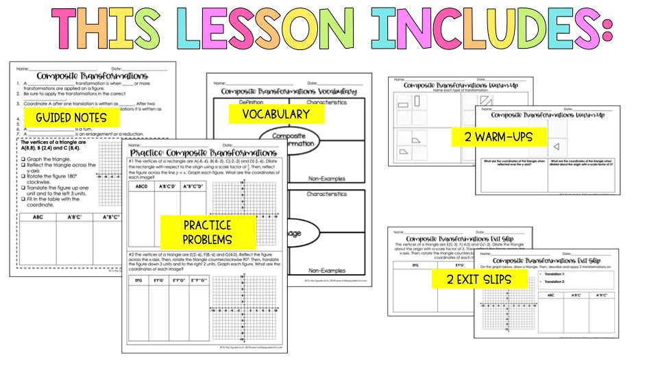 Composite Transformations Notes