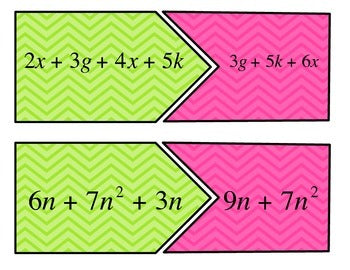 Combining Like Terms Center