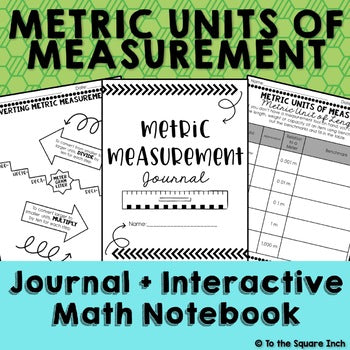 Metric Units of Measure Journal