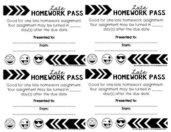 Homework Pass