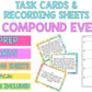 Compound Events Task Cards