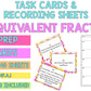 Equivalent Fractions Task Cards