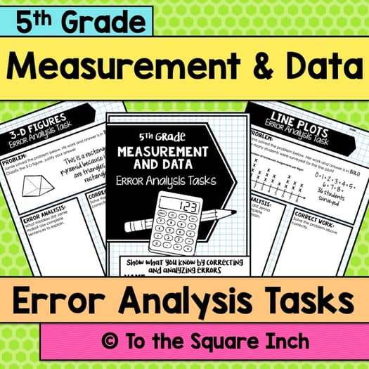 Measurement and Data Error Analysis