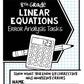 Linear Equations Error Analysis