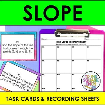 Slope Task Cards