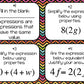 Equivalent Expressions Task Cards