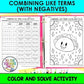 Combining Like Terms Color & Solve Activity