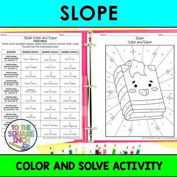 Slope Color & Solve Activity