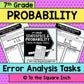 Probability Error Analysis
