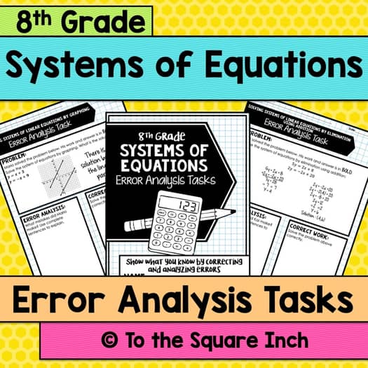 System of Equations Error Analysis – To The Square Inch
