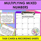 Multiplying Mixed Numbers Task Cards