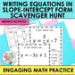 Writing Equations in Slope-Intercept Form Scavenger Hunt