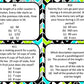 6th Grade Math Test Prep Task Cards