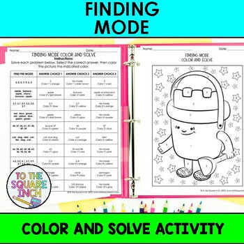 Finding Mode Color & Solve Activity