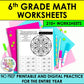 6th Grade Math Worksheets for the Entire Year