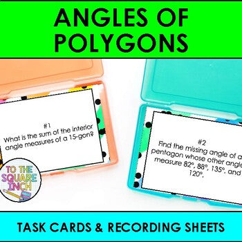 Angles of Polygons Task Cards