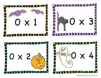 Halloween Math Multiplication Activities