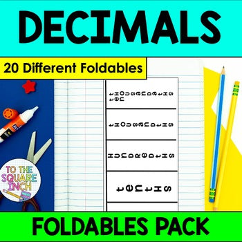 Decimals Foldables
