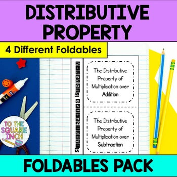 The Distributive Property Foldable