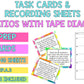 Solving Ratio Problems with Tape Diagrams Task Cards