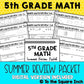 5th Grade Math Summer Packet