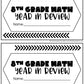 8th Grade Math Review