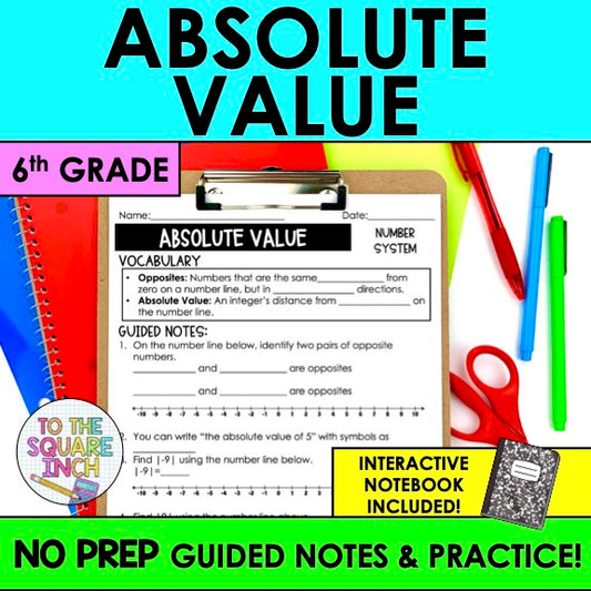 Absolute Value Notes