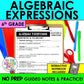 Algebraic Expressions Notes