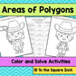 Area of Polygons Color and Solve