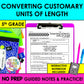 Converting Customary Units of Length Notes