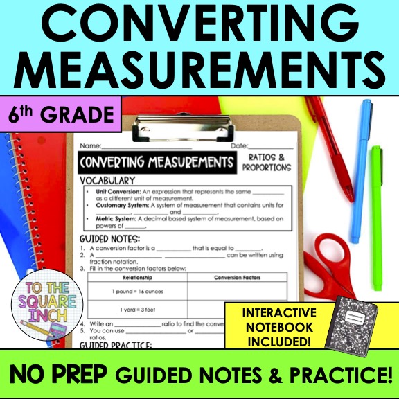 Measure Notes Example Picture Converting Measurement Notes – To The Square Inch