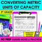 Converting Metric Units of Capacity Notes