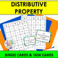 Distributive Property Bingo Game