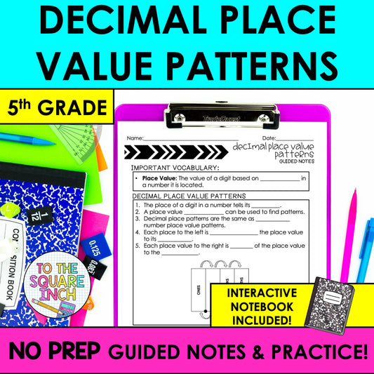Decimal Place Value Notes